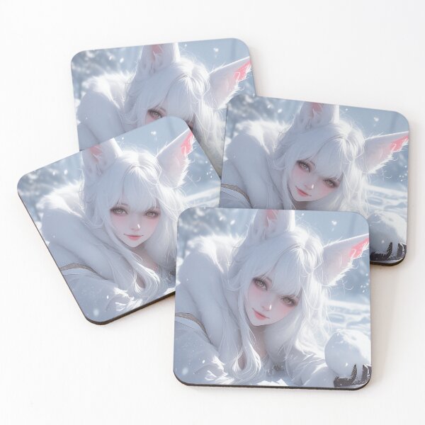 Item preview, A cute and beautiful girl who wants to have a snowball fight designed and sold by Kawai Anime Shop.