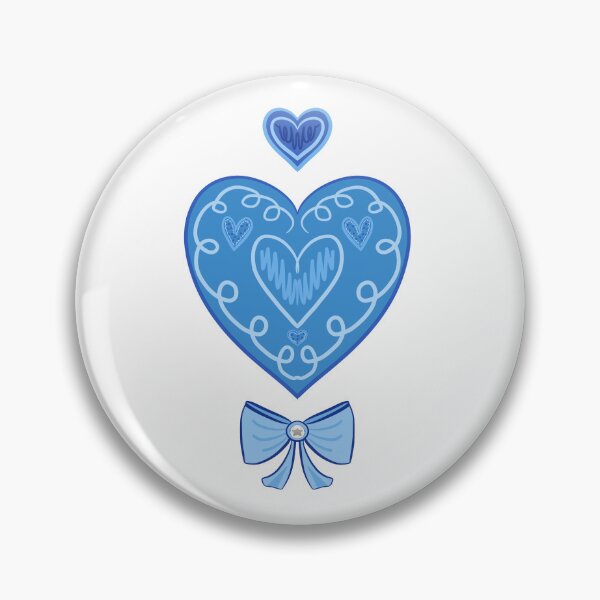 Item preview, Wedgwood Blue Lolita Hearts and Bow designed and sold by Cloud-Boy.