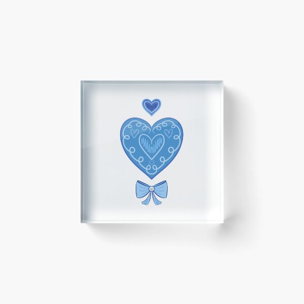 Item preview, Wedgwood Blue Lolita Hearts and Bow designed and sold by Cloud-Boy.