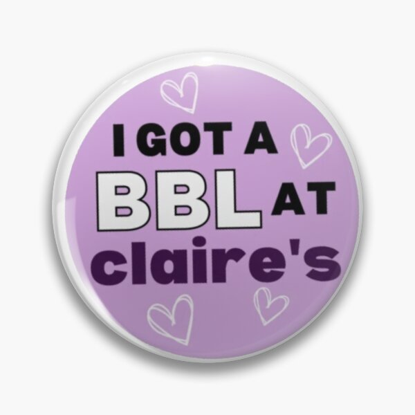 Item preview, I got a BBL at Claire’s designed and sold by J-ragtimeghoul.