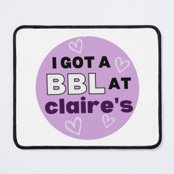 Item preview, I got a BBL at Claire’s designed and sold by J-ragtimeghoul.