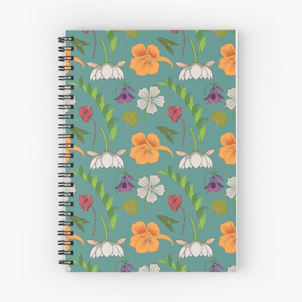 Item preview, Art Nouveau flower pattern designed and sold by Coastal Garden Design Studio.