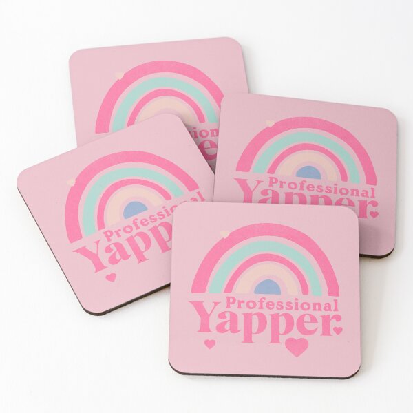 Item preview, Professional Yapper Cute Pink Rainbow  designed and sold by RR-Arts.