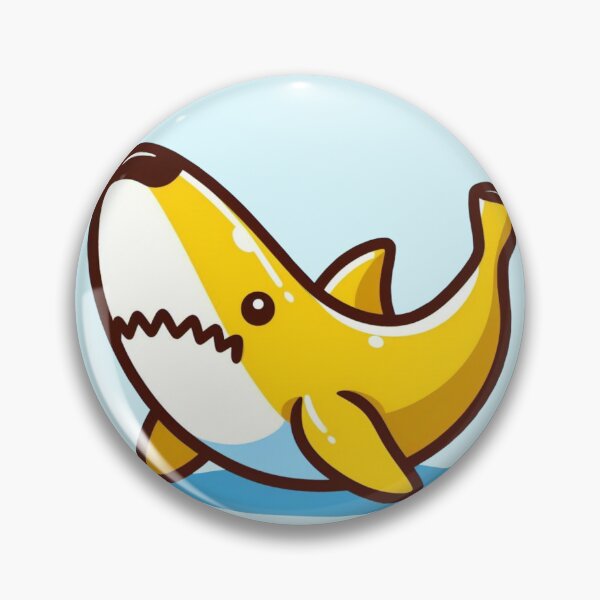Item preview, Jawsome fruit - cute banana shark designed and sold by Funny-Banana.