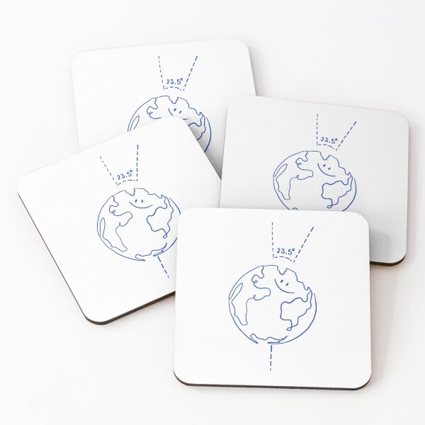 Item preview, 23.5 Earth on Ongsa Tote bag - Blue | Tilt - The world is tilted 23.5 degree 23point5 MilkLove OngsaSun Thai GL designed and sold by PawaPotto.