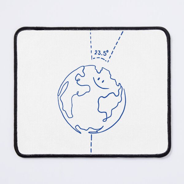 Item preview, 23.5 Earth on Ongsa Tote bag - Blue  | Tilt - The world is tilted 23.5 degree 23point5  MilkLove OngsaSun Thai GL designed and sold by PawaPotto.