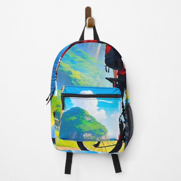 Item preview, Azure Rush: Bold Blue MTB Design designed and sold by GrizzlyCollective.