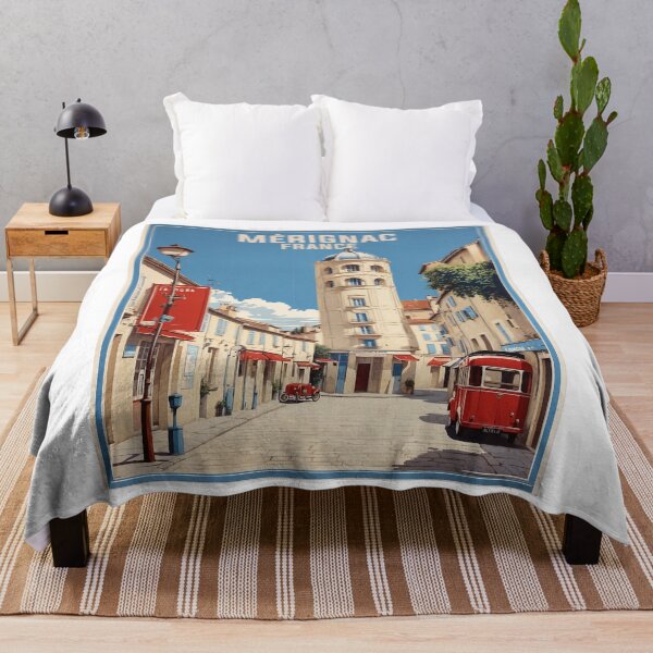 Item preview, Merignac France Vintage Travel Tourism  designed and sold by TravelersGems.
