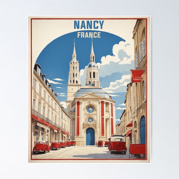 Item preview, Nancy France Vintage Travel Tourism  designed and sold by TravelersGems.