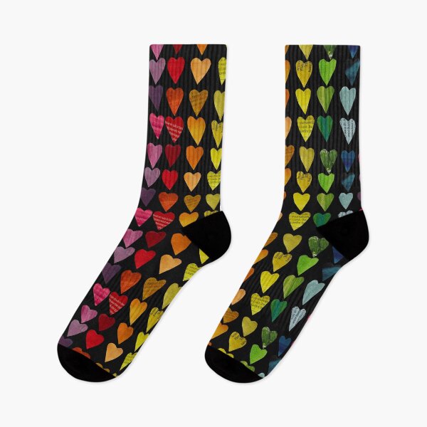 Item preview, Rainbow hearts designed and sold by Awmina.