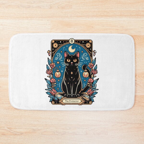 Item preview, Mystical Guardian Cat Tarot Card designed and sold by Designowner.