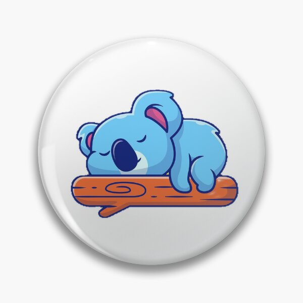 Item preview, Cute koala sleeping sticker designed and sold by tqueen.