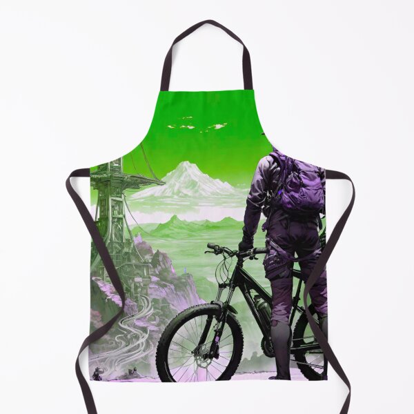 Item preview, Emerald Essence: Green and Purple MTB Designs designed and sold by GrizzlyCollective.