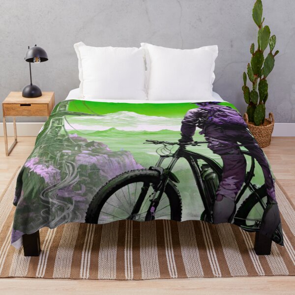 Item preview, Emerald Essence: Green and Purple MTB Designs designed and sold by GrizzlyCollective.