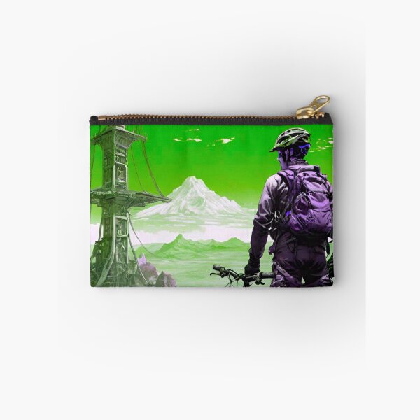 Item preview, Emerald Essence: Green and Purple MTB Designs designed and sold by GrizzlyCollective.