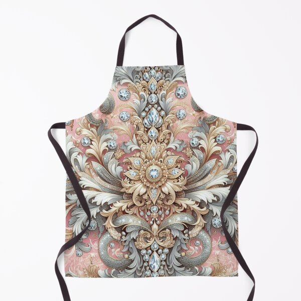 Item preview, Ice Pink, Silver & Gold Damask designed and sold by DesignsByPrnces.