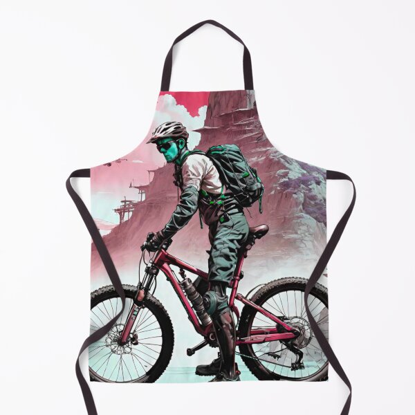 Item preview, Crimson Cruiser: Red Design MTB Adventure designed and sold by GrizzlyCollective.