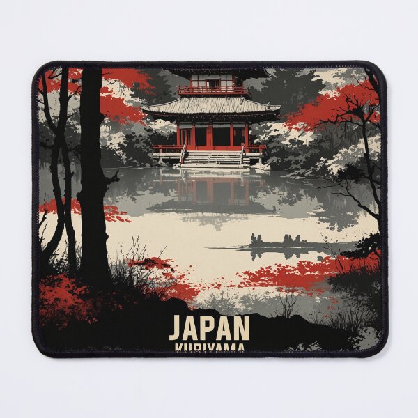 Item preview, Kuriyama Japan Vintage Travel Tourism  designed and sold by TravelersGems.