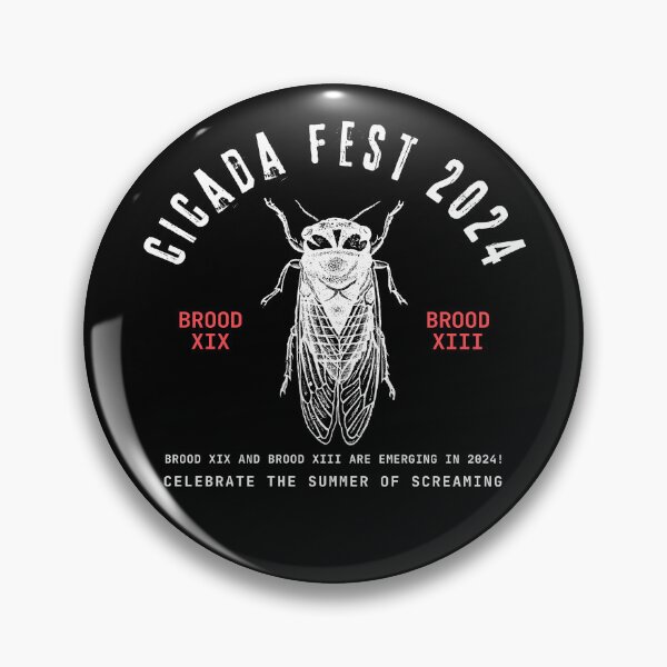 Item preview, Cicada Fest 2024 Brood XIX and XIII Emergence Celebrate The Summer of Screaming designed and sold by Artisticlions-A.