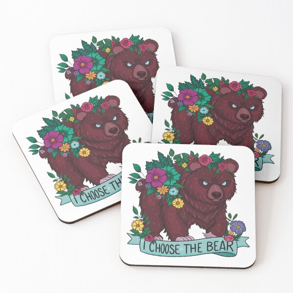 Item preview, I Choose The Bear designed and sold by Lavender and Crow.