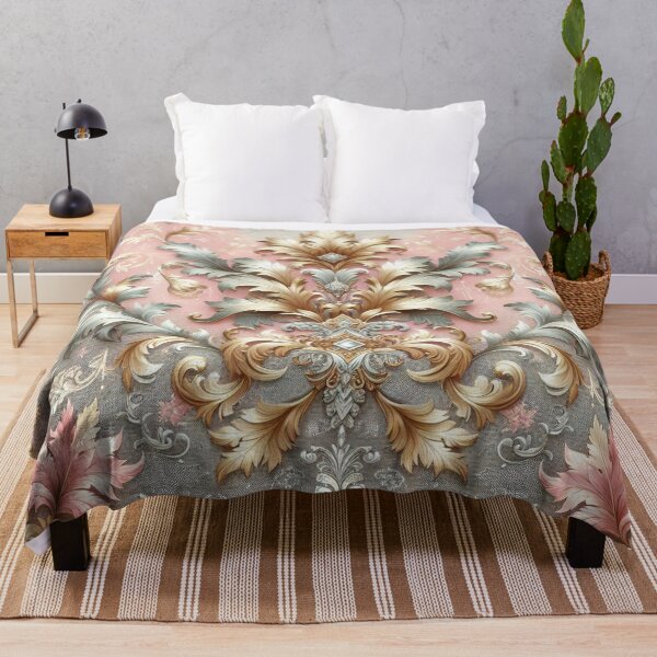 Item preview, Ice Pink, Silver & Gold Damask designed and sold by DesignsByPrnces.