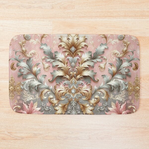 Item preview, Ice Pink, Silver & Gold Damask designed and sold by DesignsByPrnces.