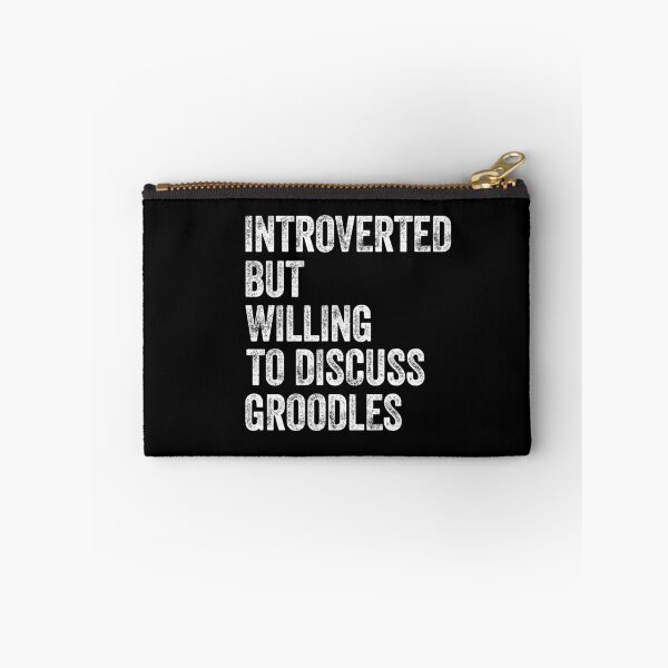 Item preview, Introverted But Willing To Discuss Groodles designed and sold by Guarddogdrive.