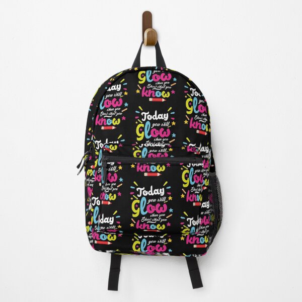 Item preview, Today You Will Glow When You Show What You Know, Test Day Teacher designed and sold by VerdePlantTees.