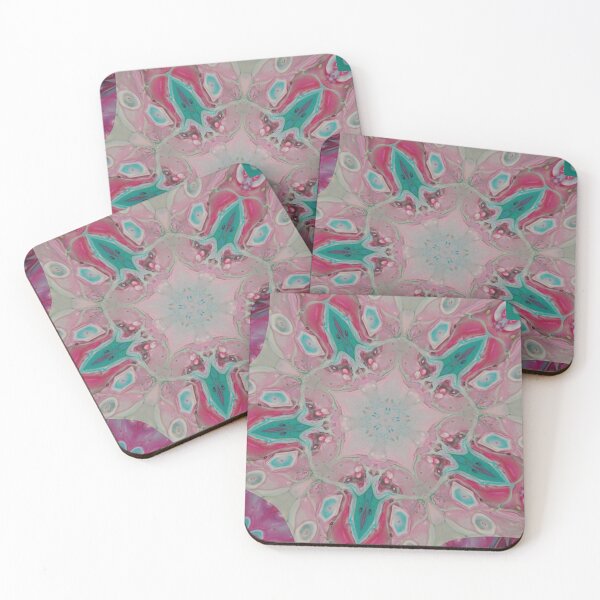 Item preview, Fluid Nature - Pink Kaleidoscope Abstract designed and sold by vmajzlik.
