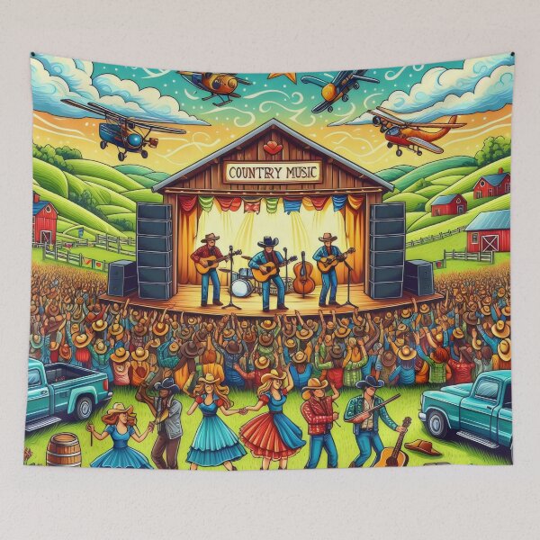 Item preview, An evening with country. designed and sold by MyHappyArtShop.