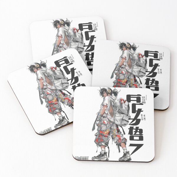 Item preview, On a Mission to Utopia, Cyber Anime Girl Streetwear Clothing, Tuff World designed and sold by OtherVisions.
