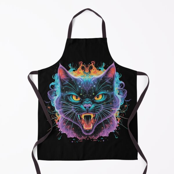 Item preview, Adorable cat in neon colors designed and sold by MagelliShop.