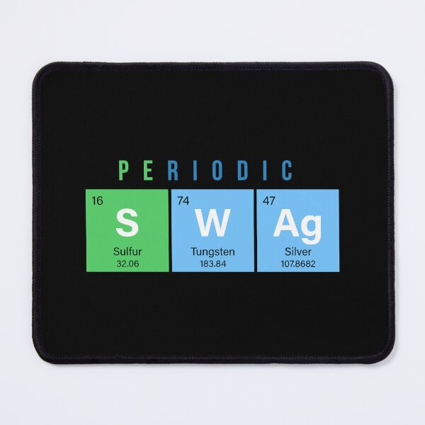 Item preview, Periodic Swag - Chemistry Periodic Table Elements Design designed and sold by Geeky Giggles.