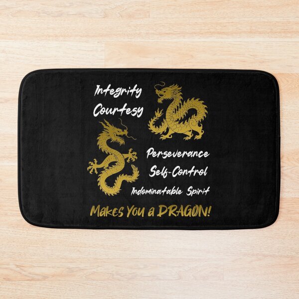Item preview, Five tenets of Taekwondo Dragons designed and sold by Aura Artistic.