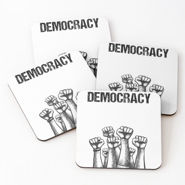 Item preview, Democracy, Hands Up designed and sold by Lichtisign.