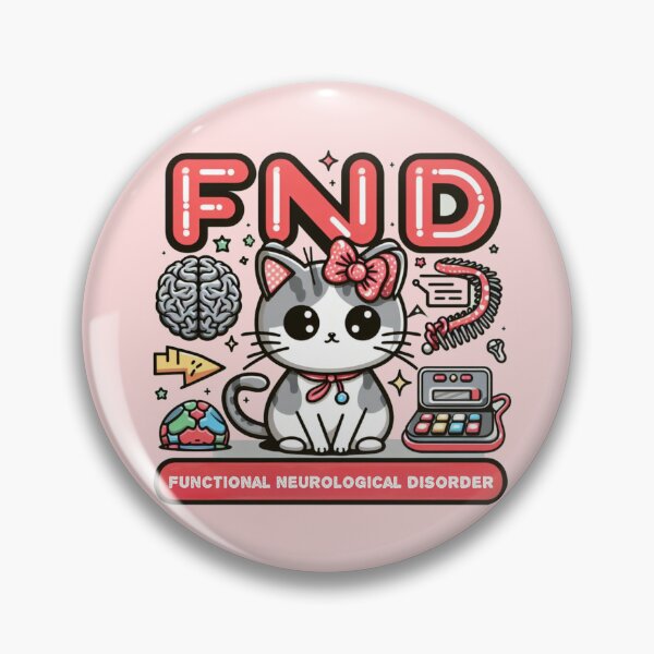 Item preview, FND, Cute Cat Functional Neurological Disorder designed and sold by AryaSubramanian.