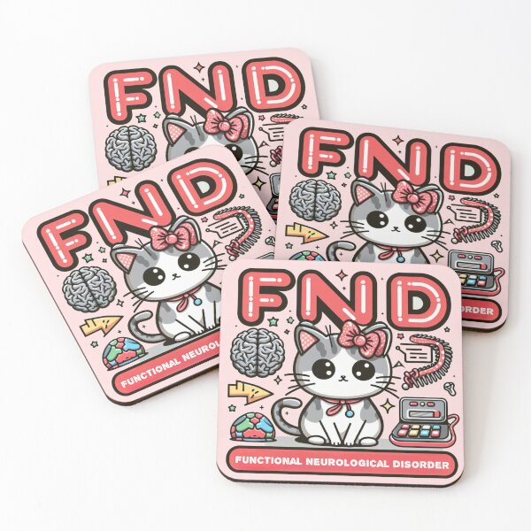 Item preview, FND, Cute Cat Functional Neurological Disorder designed and sold by AryaSubramanian.