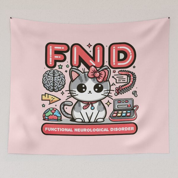 Item preview, FND, Cute Cat Functional Neurological Disorder designed and sold by AryaSubramanian.