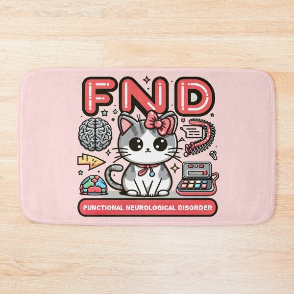 Item preview, FND, Cute Cat Functional Neurological Disorder designed and sold by AryaSubramanian.