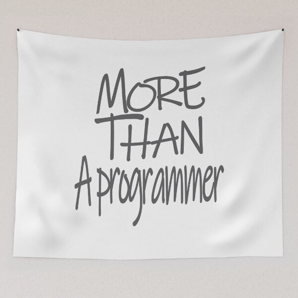 Item preview, More than A Programmer Optimism Saying designed and sold by YAHIA-14.