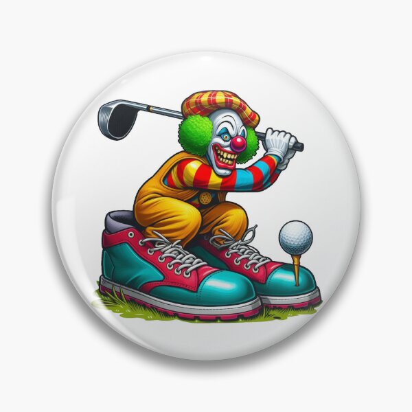 Item preview, Clown is playing golf - Crazy Golf designed and sold by Shtex.