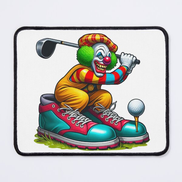 Item preview, Clown is playing golf - Crazy Golf designed and sold by Shtex.