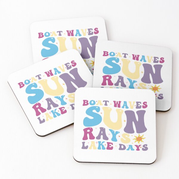 Item preview, Boat Waves Sun Rays Lake Days, Summer, Retro Summer, Hello Summer, Beach designed and sold by VerdePlantTees.