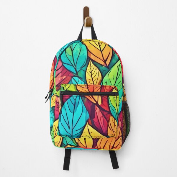 Item preview, Vibrant Cartoon Leaves Art designed and sold by Health And Fitness Posts e-Store.