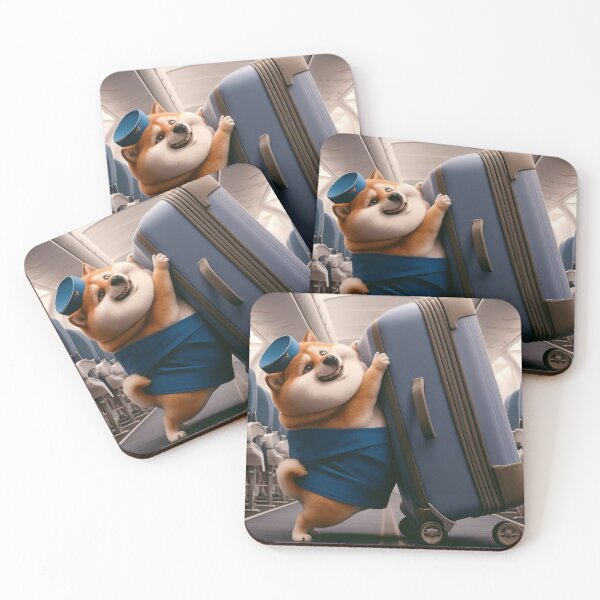 Item preview, dog flight attendant designed and sold by Catsmoment.