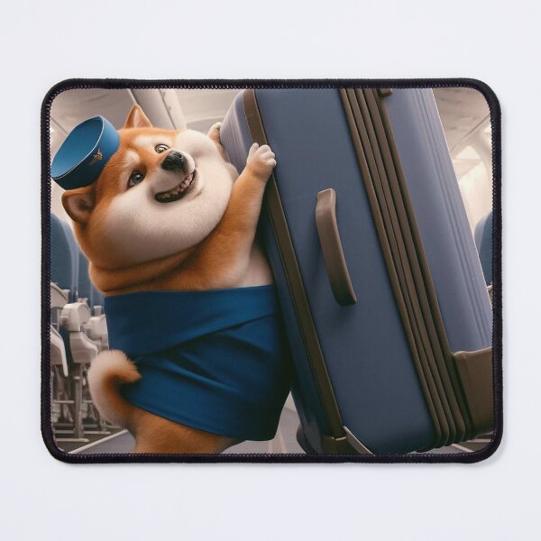 Item preview, dog flight attendant designed and sold by Catsmoment.