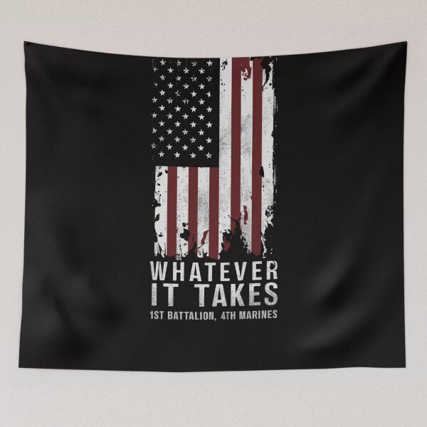 Item preview, Whatever It Takes - 1st Battalion 4th Marines Veterans Day T-Shirt designed and sold by HOMEDESIGNPRINT.