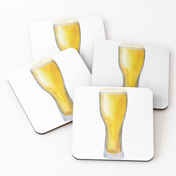 Item preview, Hand-drawn shaped glass with beer and foam, beer festival, watercolor illustration. Watercolor international beer day. Composition for poster, card, banner, flyer, cover, playbill and other print designed and sold by TanyaKremen.