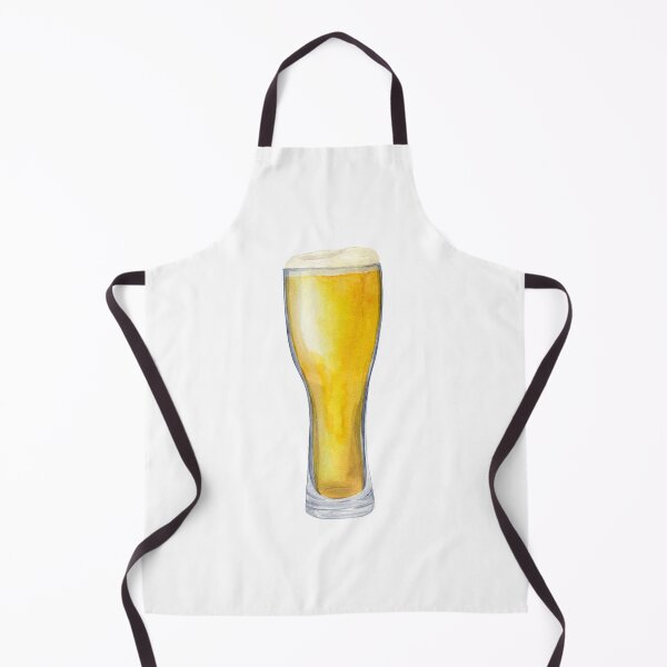 Item preview, Hand-drawn shaped glass with beer and foam, beer festival, watercolor illustration. Watercolor international beer day. Composition for poster, card, banner, flyer, cover, playbill and other print designed and sold by TanyaKremen.