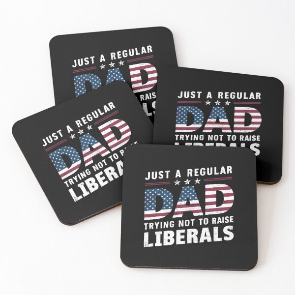 Item preview, Funny Just A Regular Dad Trying Not To Raise Liberals Father's Day designed and sold by 07Art.